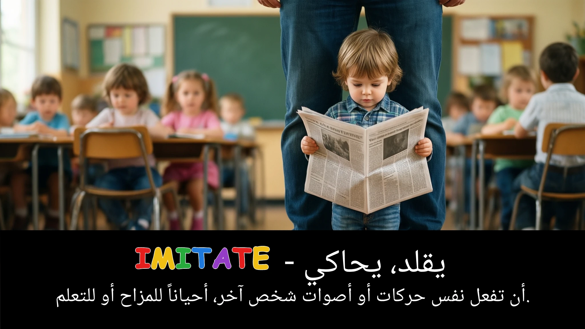 Arabic Illustration for imitate